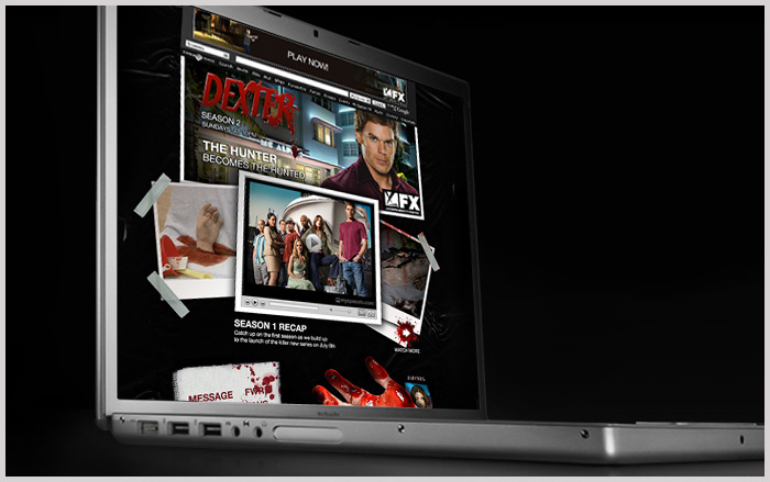 Nueva MySpace de DEXTER para FX UK